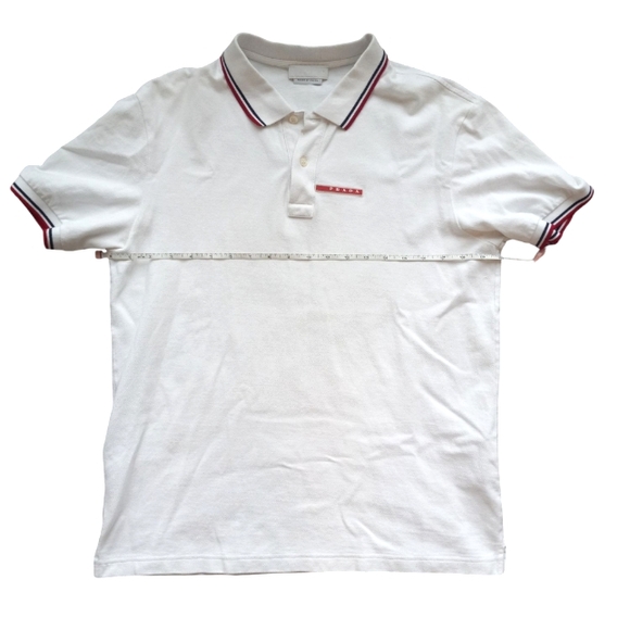 Prada Men's Polo Short Sleeves-Red Tab Size XXL EU - Large US - Picture 2 of 10